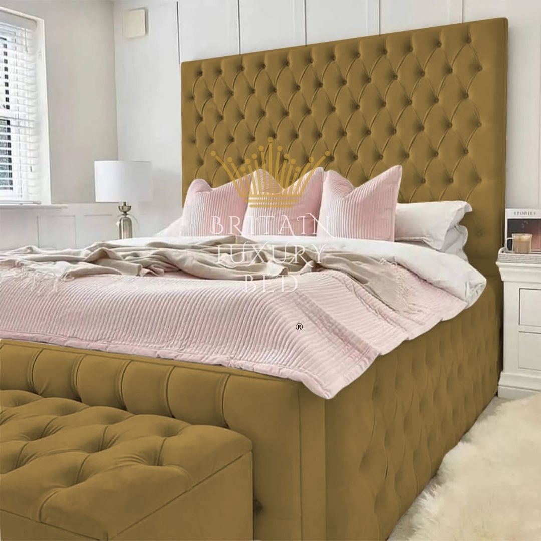 Windermere Corsa Bed - 18'' Sides of Opulent Elegance in the Ultimate Luxury Pro Series