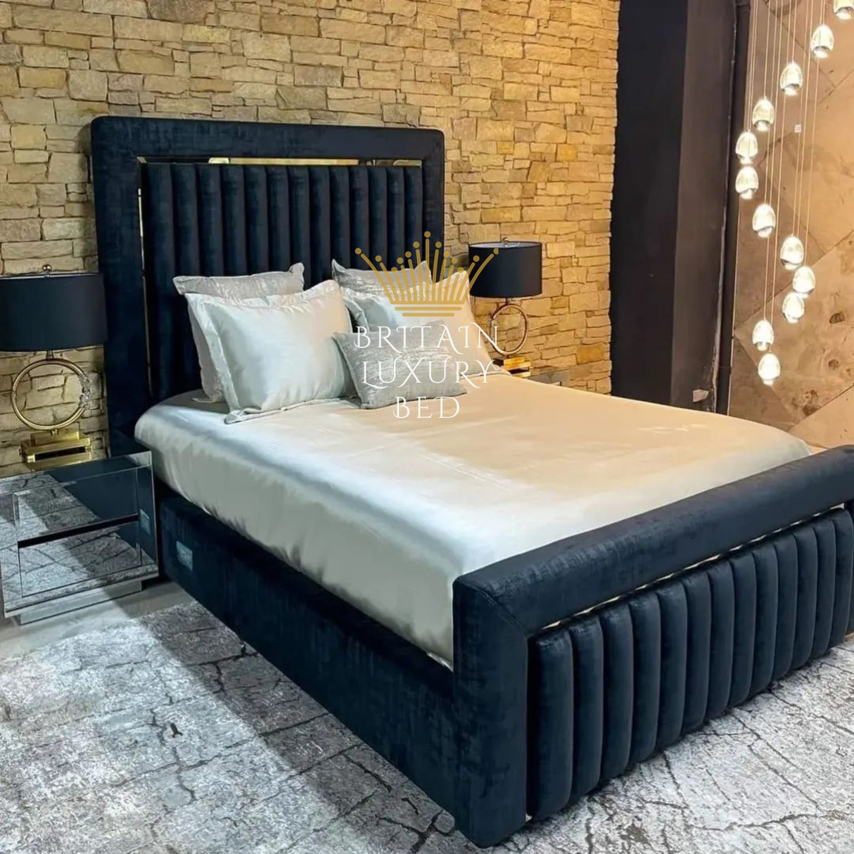 Enigma Gold Strip Bed