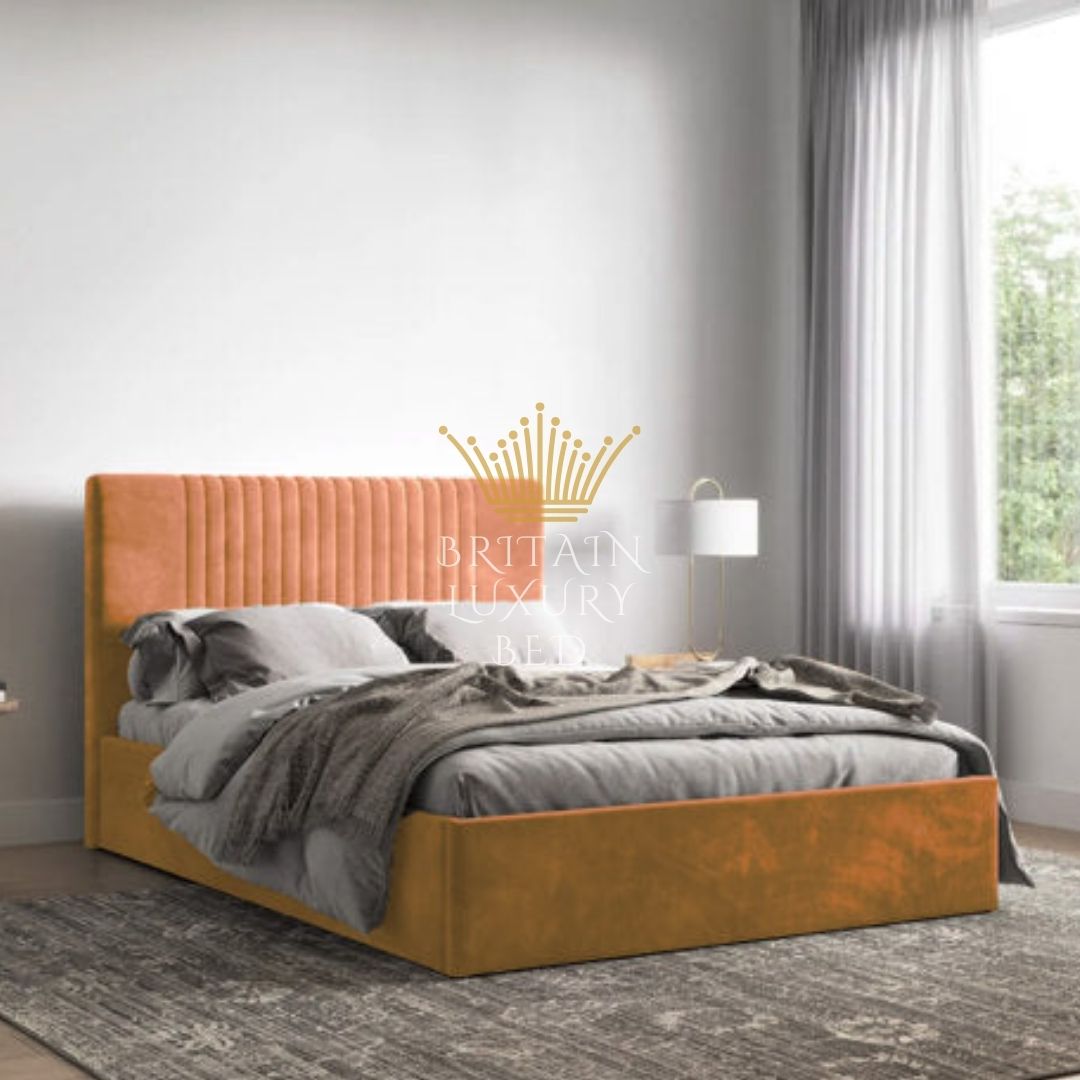 Malmo Storage Upholstered Bed Frame/| Double | Single | KingSize | Super King Size| Queen Bed