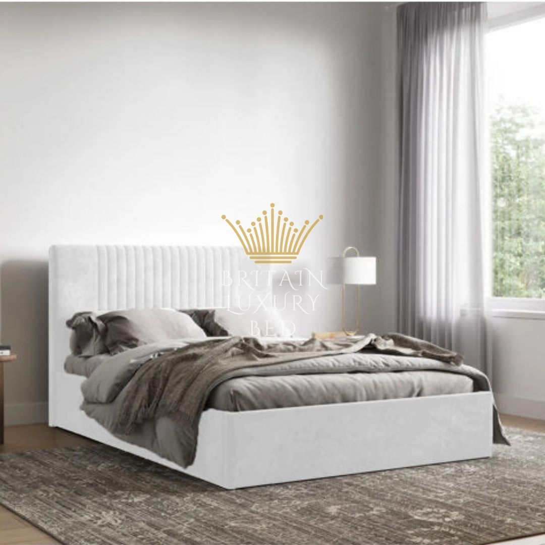 Malmo Storage Upholstered Bed Frame/| Double | Single | KingSize | Super King Size| Queen Bed