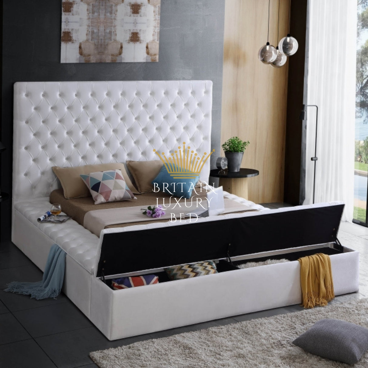 Opaline Platform Bed