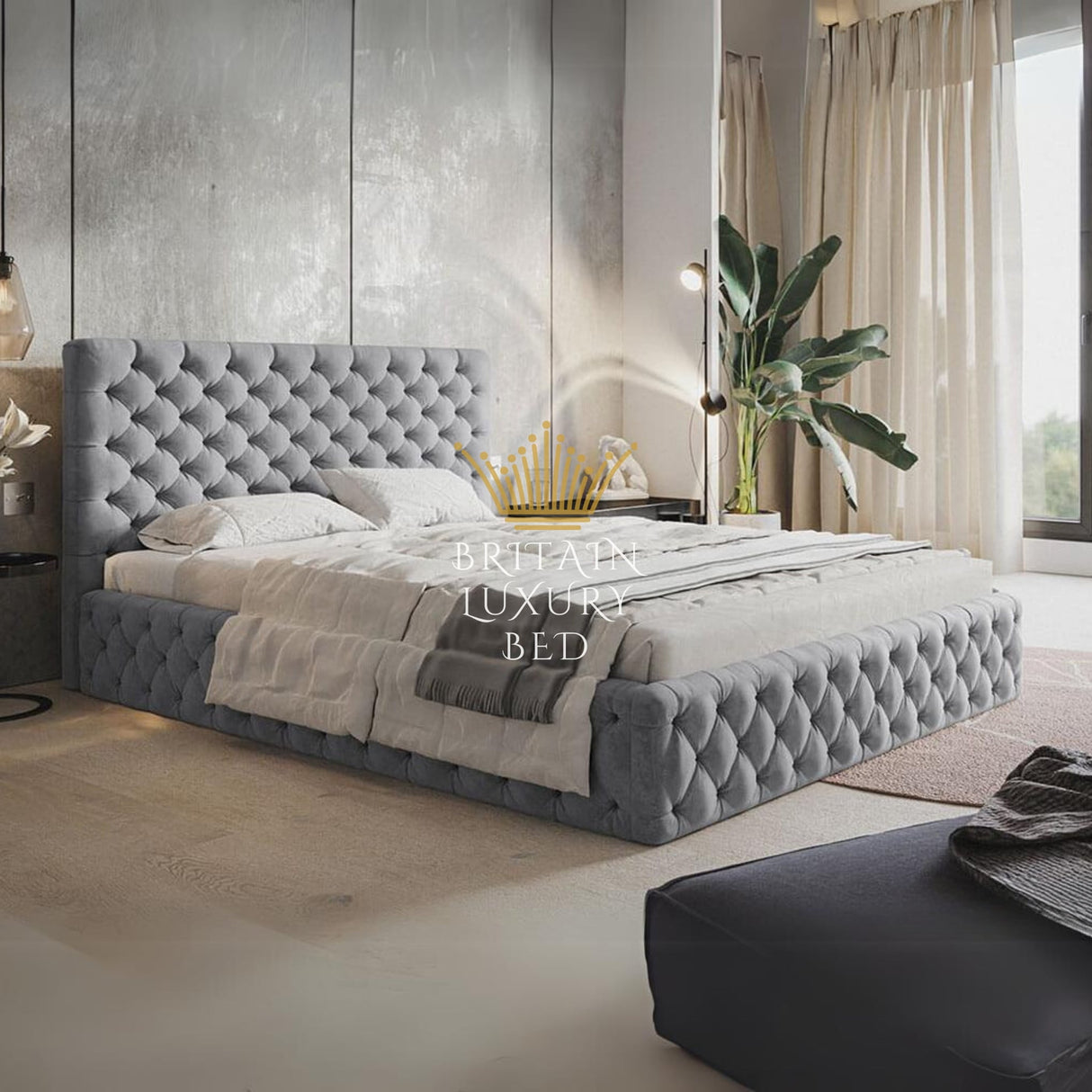 Quiltify 50'' Chesterfield Bed