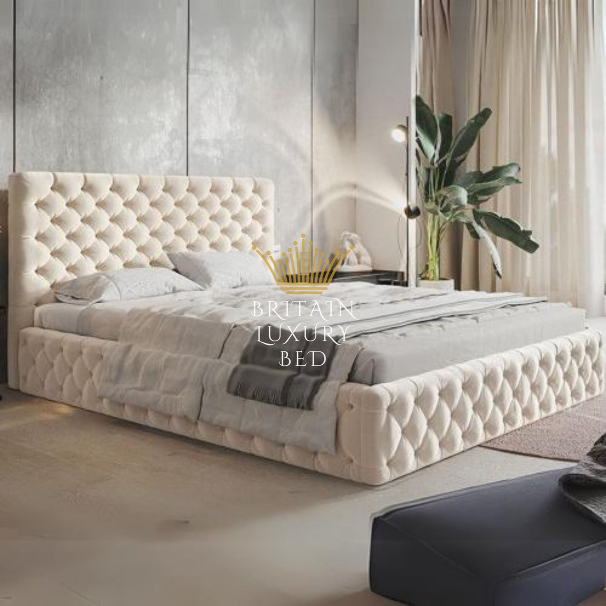 Quiltify 50'' Chesterfield Bed