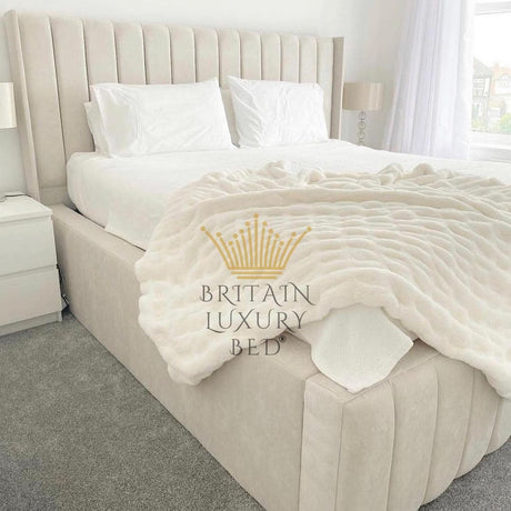 Windermere Luxury Wing Bed - 18'' Sides of Opulent Elegance in the Ultimate Luxury Pro Series