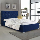 Hilary 50'' Upholstered Bed/Gas Lift Storage