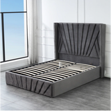 Indiana 60'' Tall Headboard Upholstered Bed/storage option Britainsleep