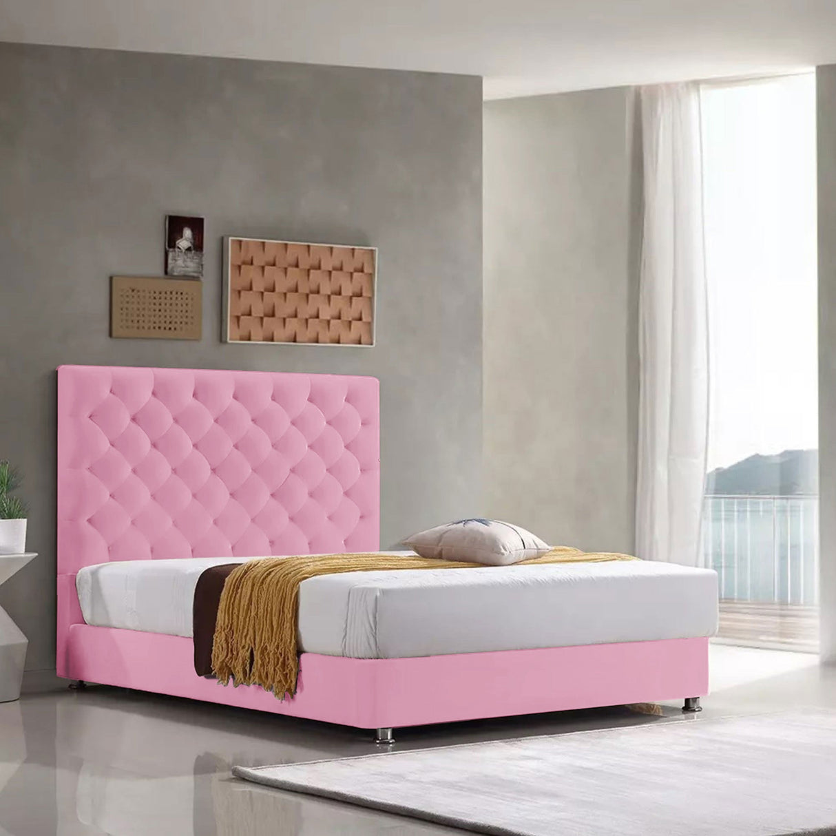 Boston Upholstered Ottoman Storage Bed Frame Britainsleep